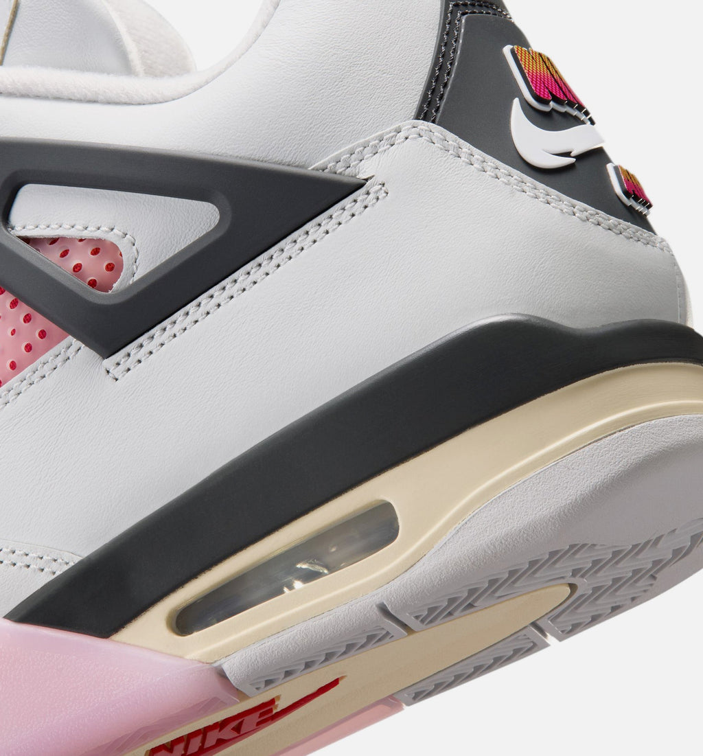 Air Jordan 4 Retro Comic | Men's Lifestyle Shoe | Sail/Fierce Pink/Smoke Grey