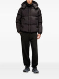 Diesel  W-Rolfys logo-patch down jacket