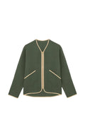 Fortela Sherpa contrast-trim zip jacket