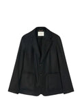 RETORI single-breasted flannel blazer
