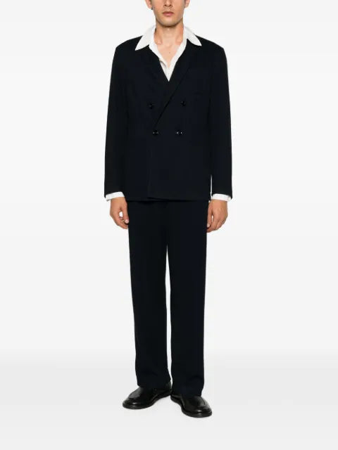 Giorgio Armani blazer regular fit in seersucker jersey