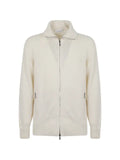 Cruciani ribbed-knit zip-up cardigan