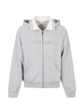 Versace Greca-detail logo-embroidered hoodie