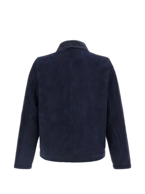 Giorgio Brato shearling-collar leather jacket