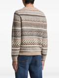 Peserico Fair Isle-knit sweater