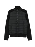 BOSS quilted panelled jacket