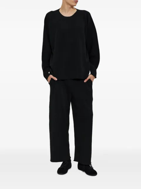 Homme Plissé Issey Miyake pleated crew-neck sweater