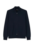 Boggi Milano full-zip jumper in extrafine merino-wool
