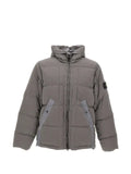 Stone Island Compass logo hooded coat