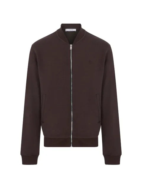 MEGUSTA  logo-embroidered zipped jacket