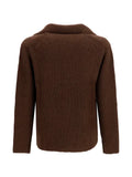BROOKSFIELD ribbed-knit button-up cardigan