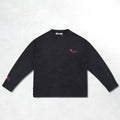 Aiche Silhouette Longsleeve: Washed Black