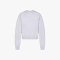 SKIMS Cotton Fleece Classic Crewneck Light Heather Grey
