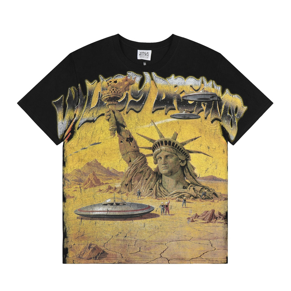 VALE USA Liberty UFO Graphic T-Shirt
