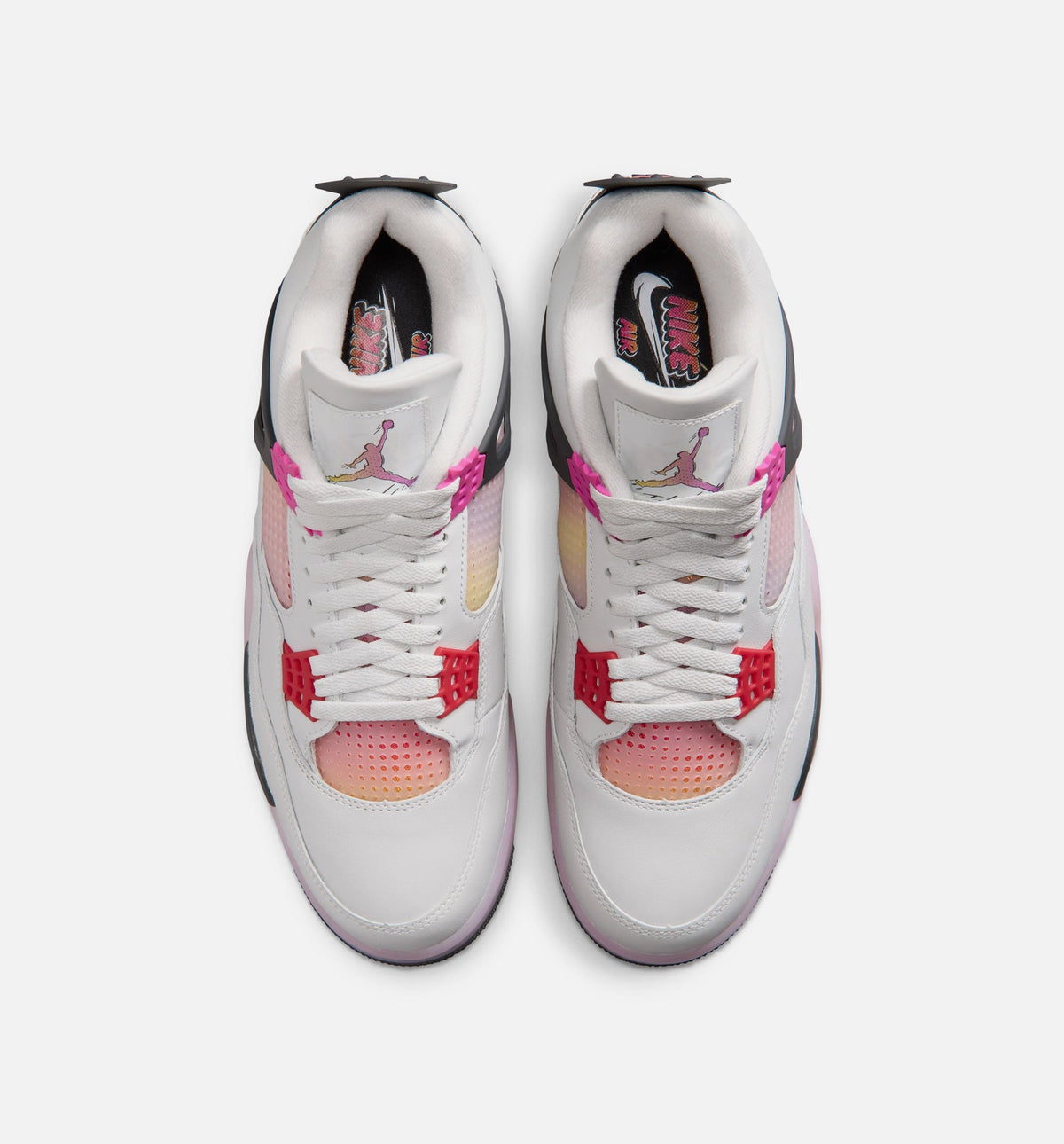Air Jordan 4 Retro Comic | Men's Lifestyle Shoe | Sail/Fierce Pink/Smoke Grey