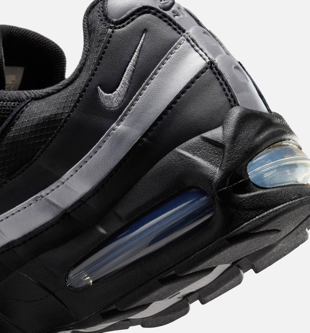 Air Max 95 Big Bubble OG Reflective Accents Men's Lifestyle Shoe - Black/White/Metallic Silver