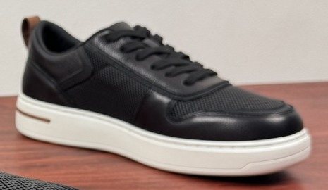 Loro Piana Men's Textured Leather Mesh Low-Top Sneakers